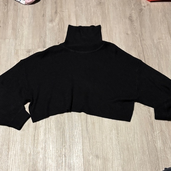 Divided Sweaters - Divided Black Cowl Neck Sweater
